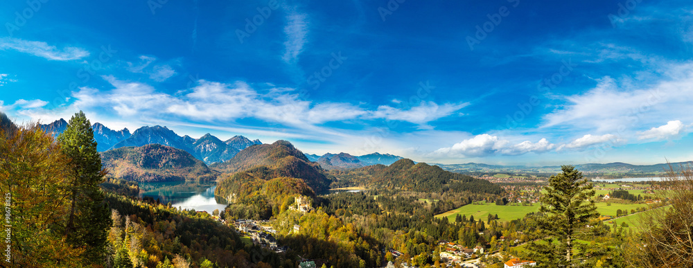 Obraz premium Alps and lakes in Germany