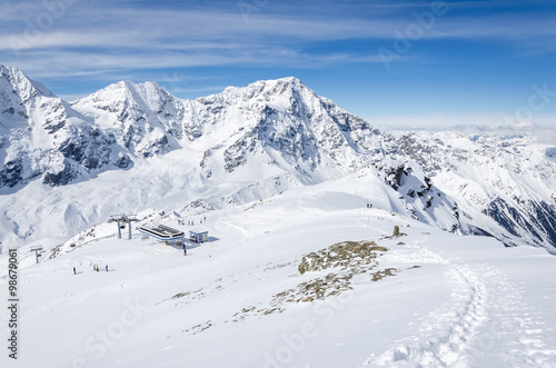 Skigebiet Wintersport photo