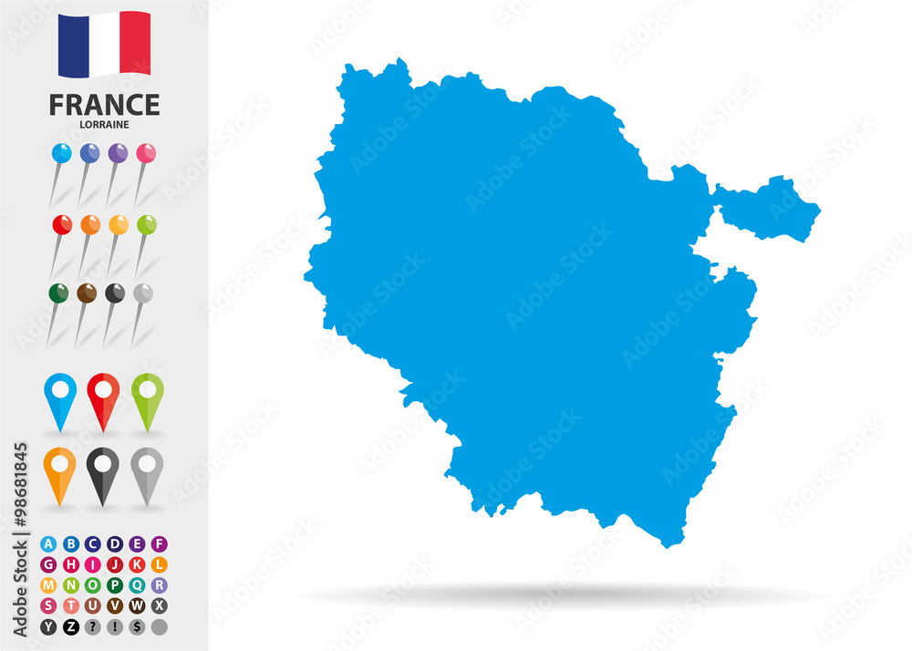 Obraz premium Region of Lorraine in France Europe