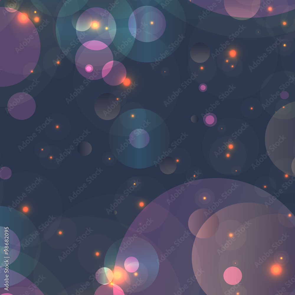 Abstract blurred celebration background with sparkle bubble lights. Stock  Illustration | Adobe Stock