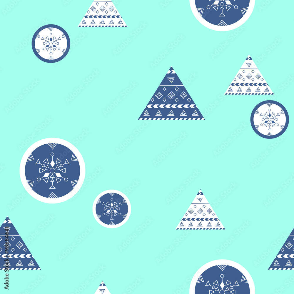 Naklejka premium ornamental seamless pattern