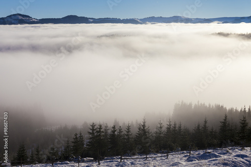 Fog on the mountain