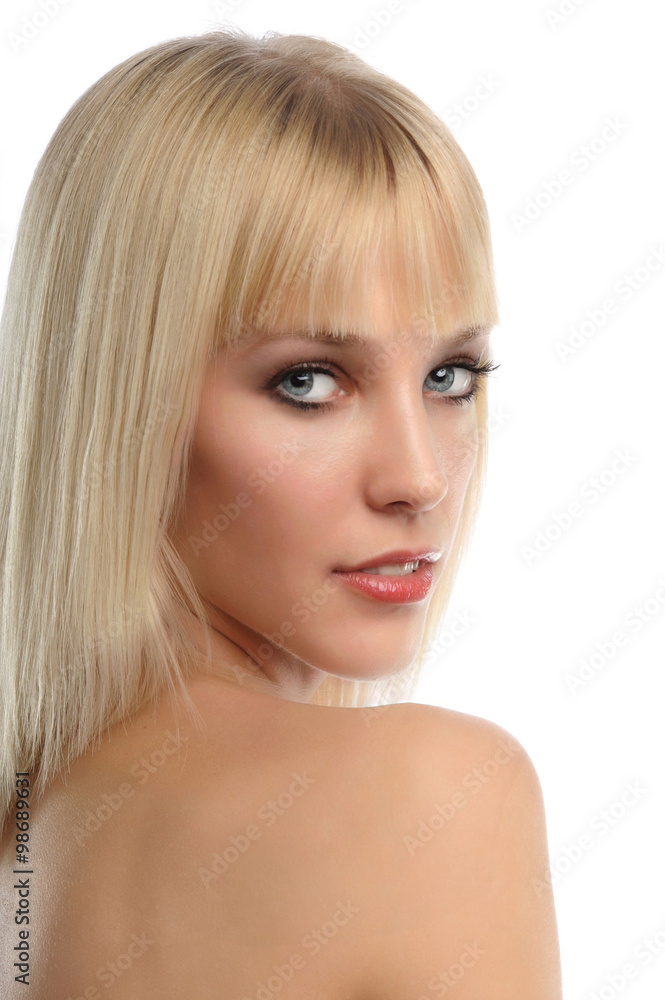 Fototapeta premium Portrait of young blond woman