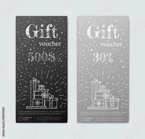 gift certificate with gifts