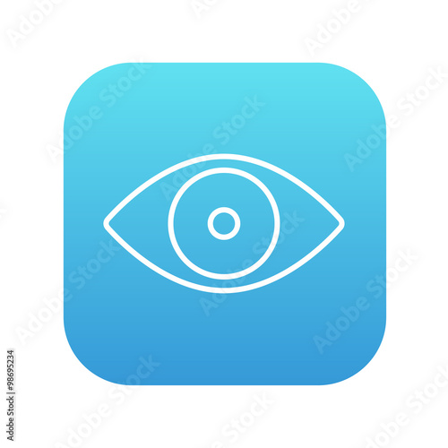 Eye line icon.