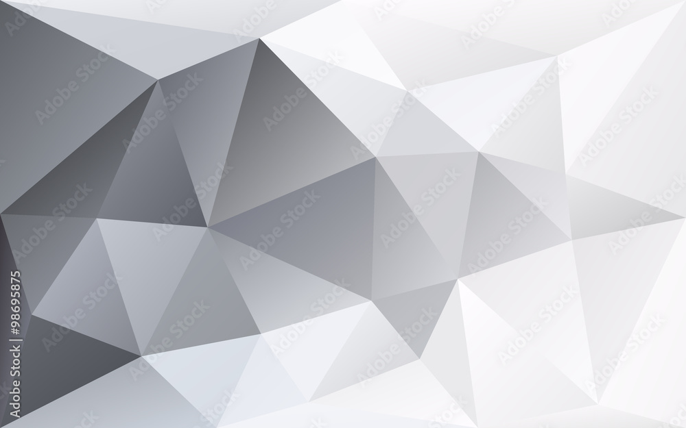 White and grey polygonal geometric background, right arrow trian White and grey polygonal geometric background, right arrow trian