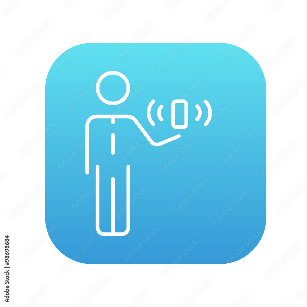 Mobility line icon.