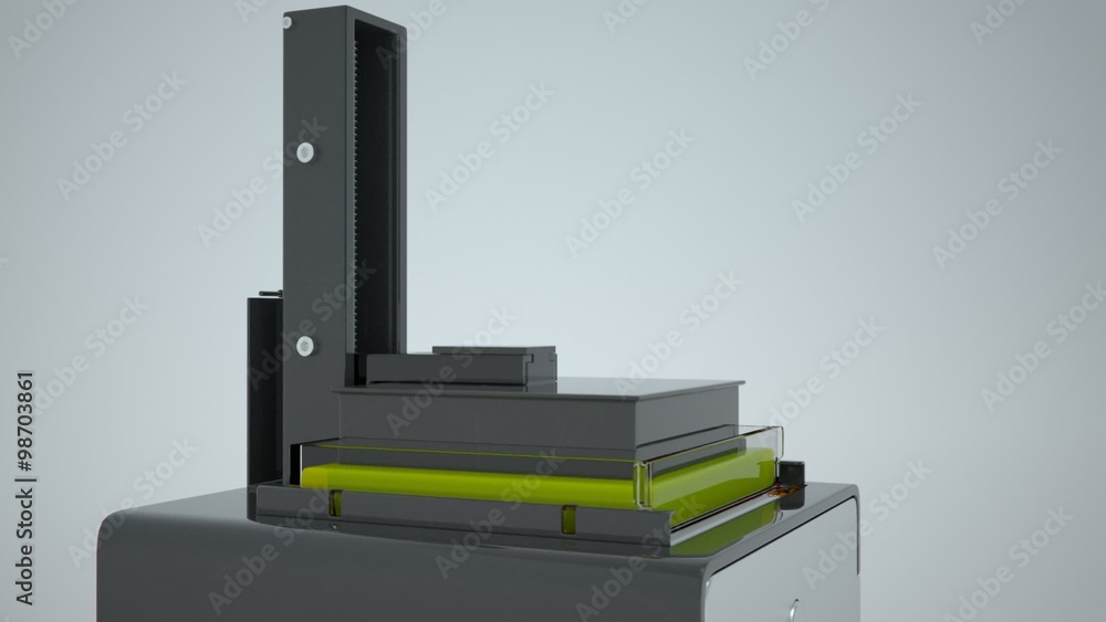 Creative model of the 3d printing text printed in the 3d printer device. Creative model of the 3d printing text printed in the 3d printer device.