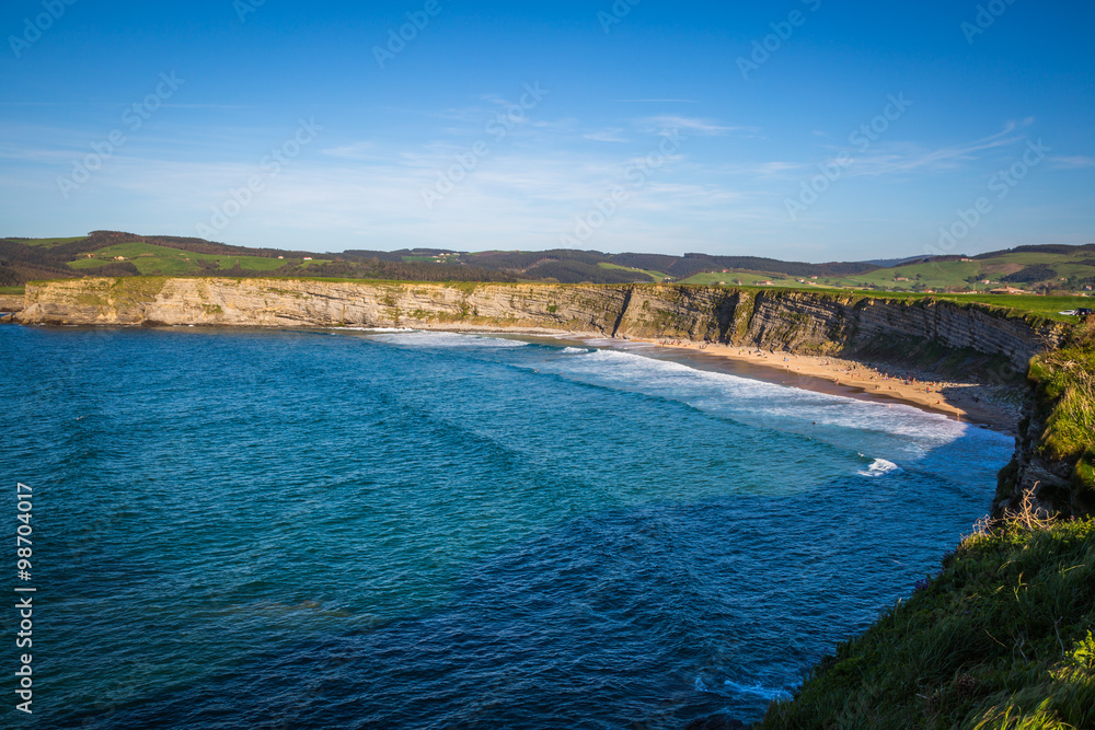 Beautiful Beach, Langre, Cantabria, Spain