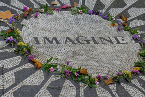Imagine Mosaic on New York Central Park