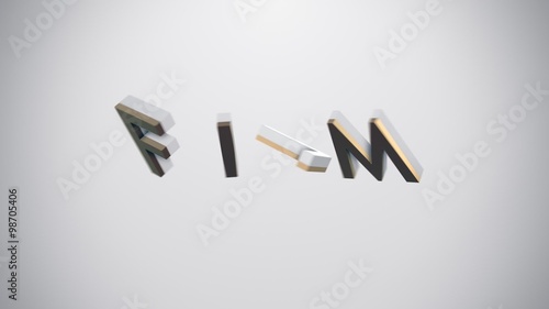 Typography and icon animation presents different areas of human activity.