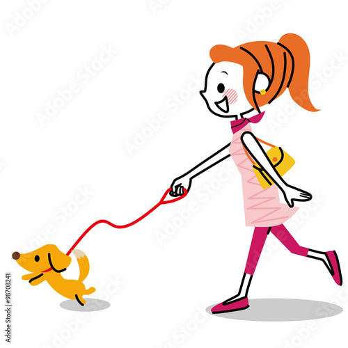 犬とお散歩