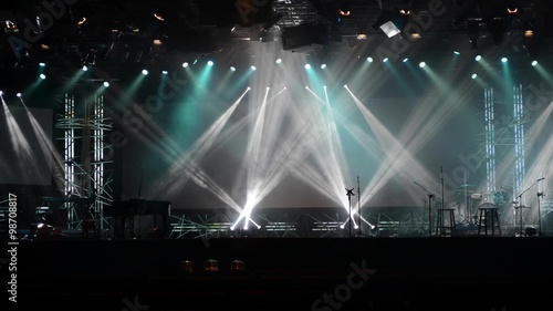 Concert Lights on stage
