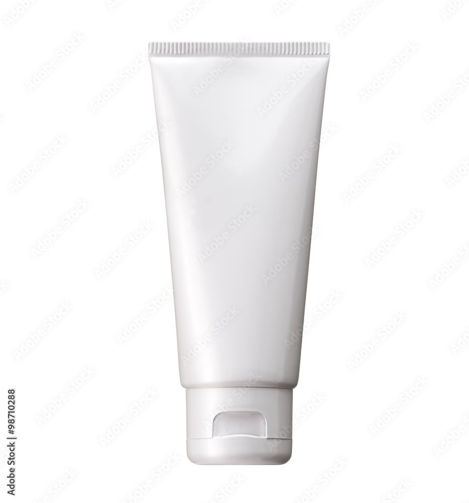 Blank White cosmetic tube pack Of Cream Or Gel package Blank White cosmetic tube pack Of Cream Or Gel package