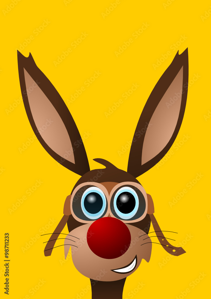 Osterhase Stock Vector | Adobe Stock