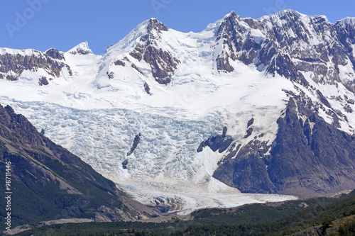 Alpine Glacier on a Sunny Day © wildnerdpix