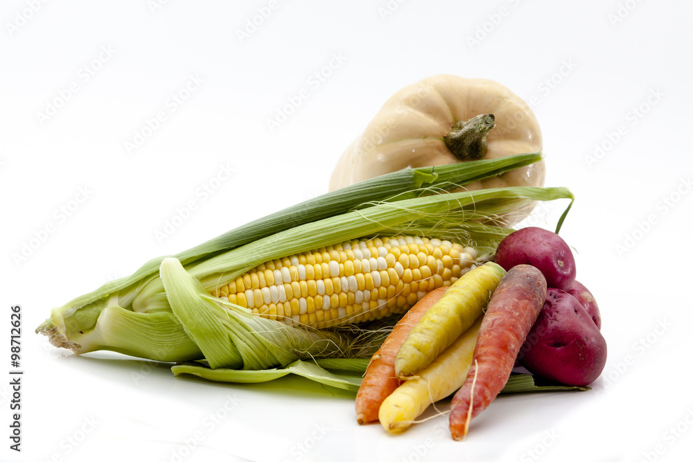 Freshly Picked Seasonal Autumn Produce