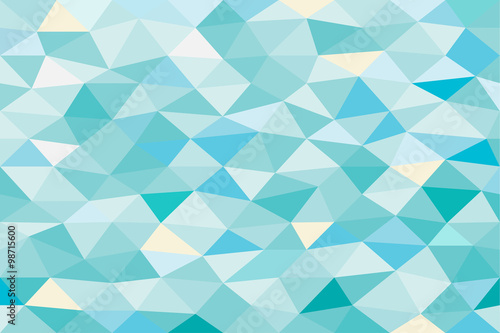 Wallpaper Mural Ocean colour tone low poly graphic vector illustration background Torontodigital.ca