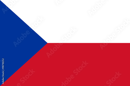 Czech Republic flag photo