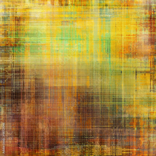 Background in grunge style. With different color patterns: yellow (beige); brown; green; red (orange)