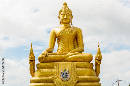 Big Buddha monument on island of Phuket in Thailand. Formal name is  Pra Puttamingmongkol Akenakkiri photo