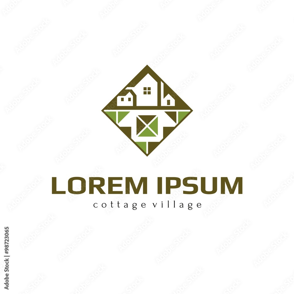Vector of house icon. Business team for construction icon. Business icon for the company. Abstract symbol of house village cottage. Design element. Vector illustration. Vector of house icon. Business team for construction icon. Business icon for the company. Abstract symbol of house village cottage. Design element. Vector illustration.