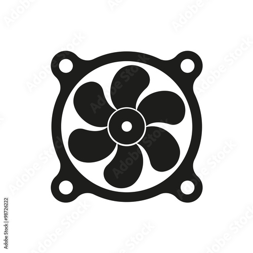 Fan - vector icon.