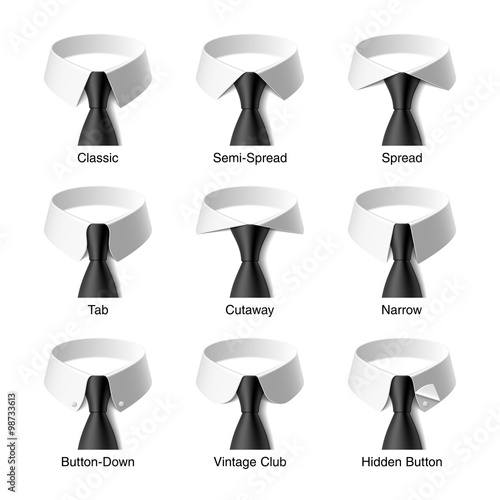Guide to different types of shirt collars