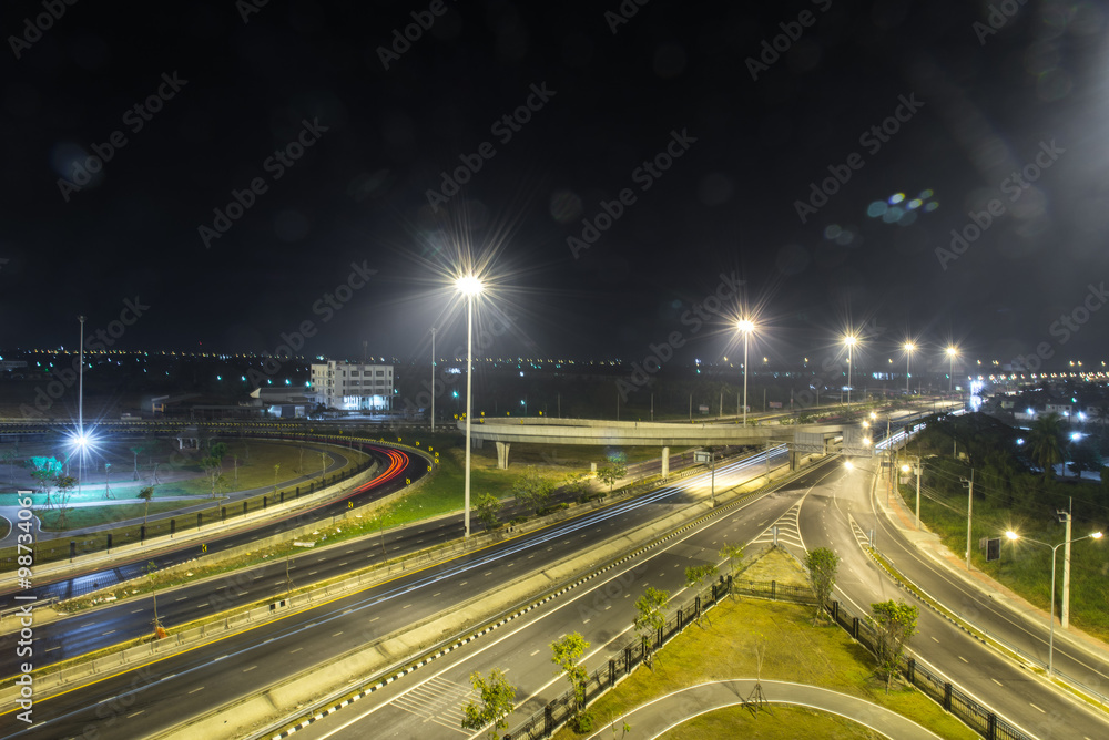 Street Expressway at night