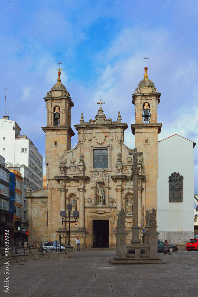 Saint Georgy church (Iglesia San Jorge). Corunna, Spain