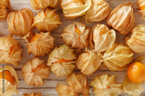 Foto cape gooseberry physalis fruit ground cherry organic food vegetabl
