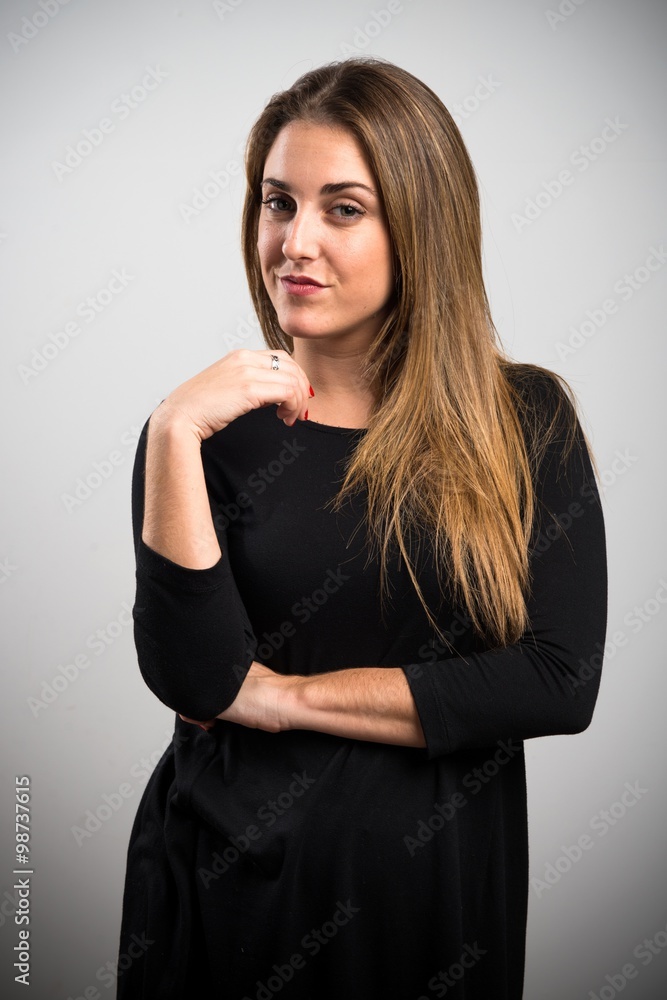 Fototapeta premium Model woman in studio