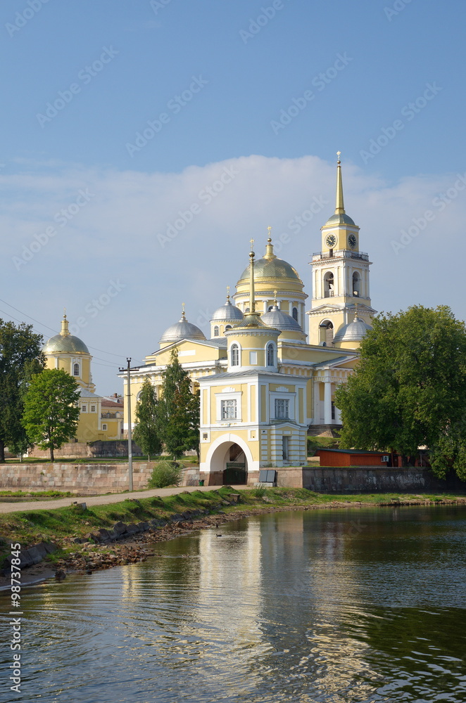 The monastery of the Nilo-stolobenskaya (nil) deserts in the Tver region The monastery of the Nilo-stolobenskaya (nil) deserts in the Tver region