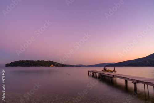 Wallpaper Mural Sunrise on the bay of Nidri in Lefkas island Torontodigital.ca