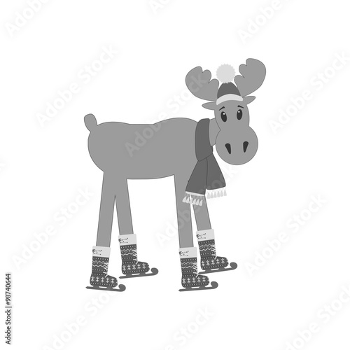 Moose icon vector © parkheta