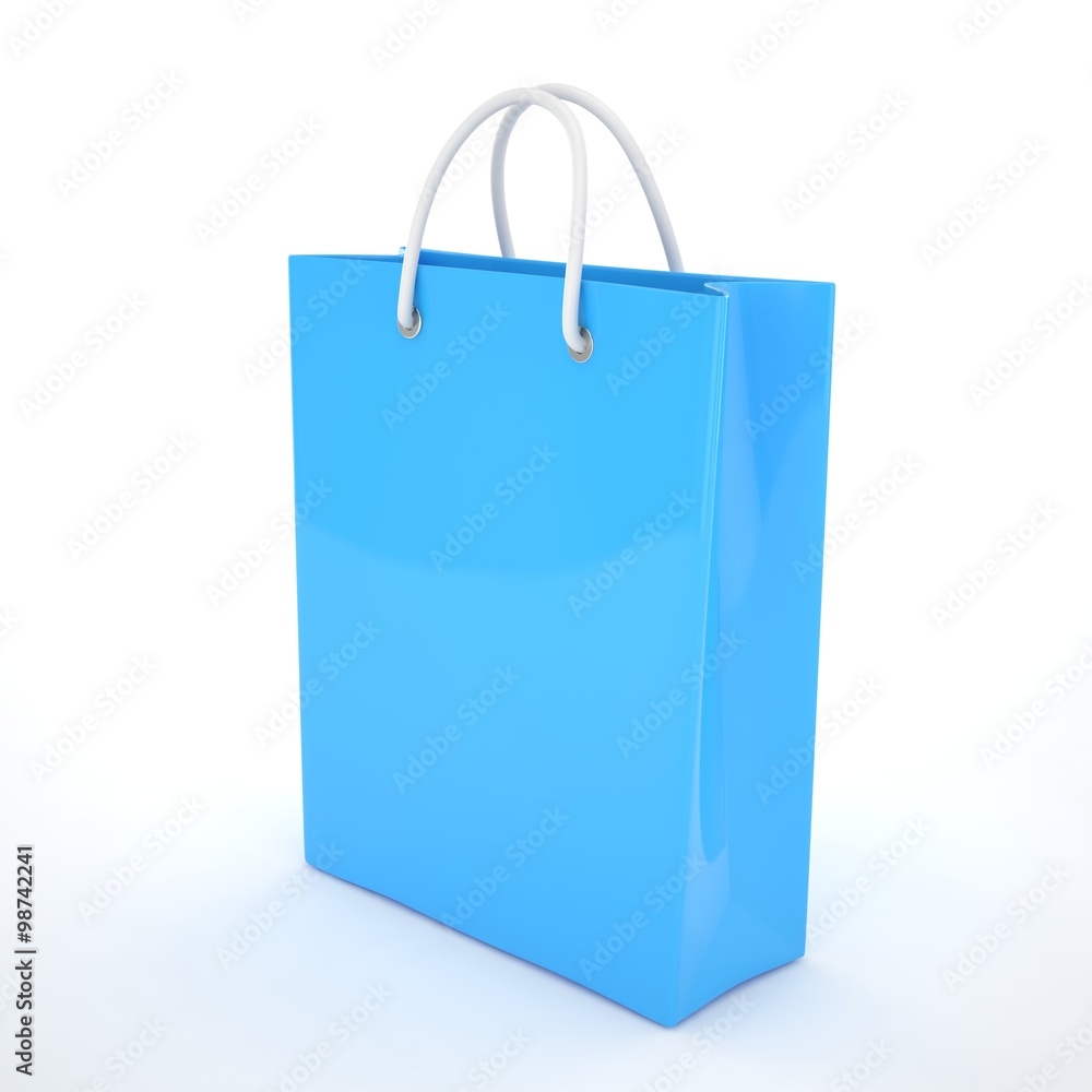 Paper Shopping Bag isolated on white background Paper Shopping Bag isolated on white background