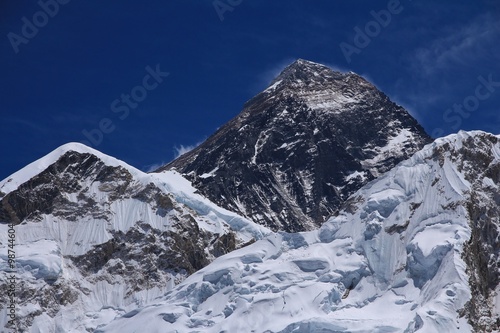 Peak of Mt Everest, view from Kala Patthar © u.perreten