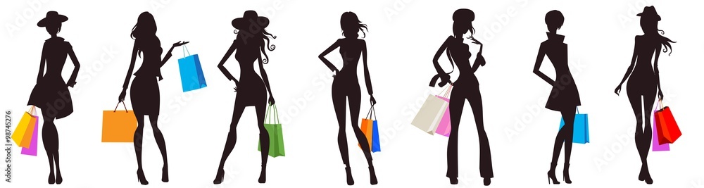bags female silhouettes
