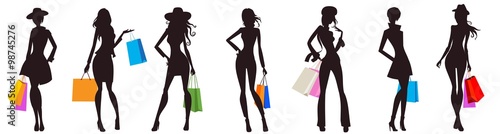 bags female silhouettes