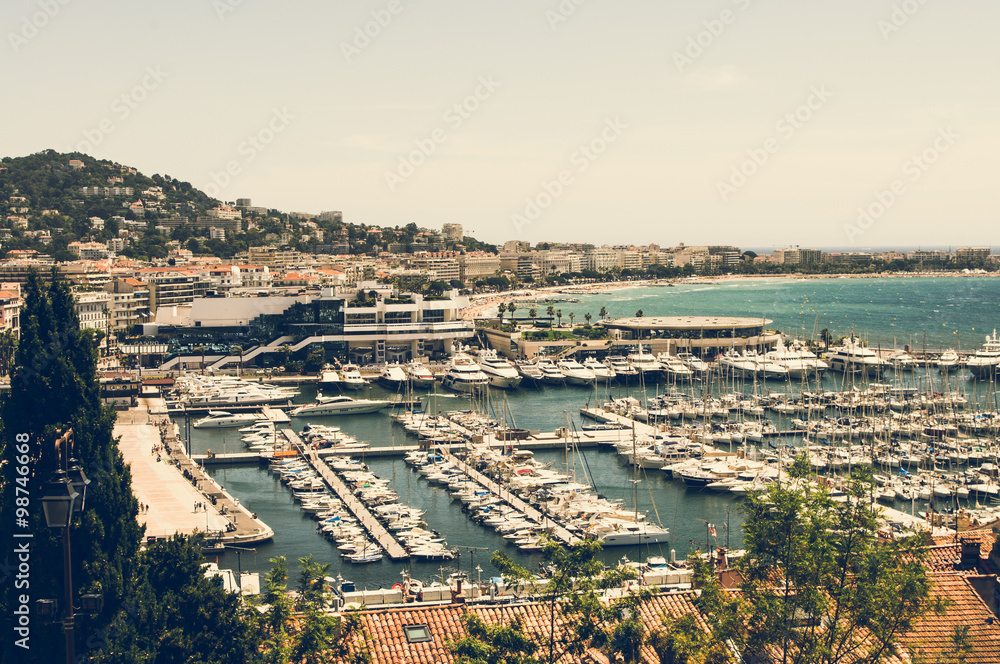 Fototapeta premium Cannes retro