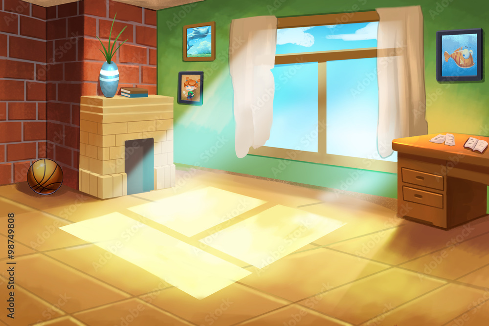 Φωτογραφία Illustration For Children: Little Kid(boy or girl)'s Room