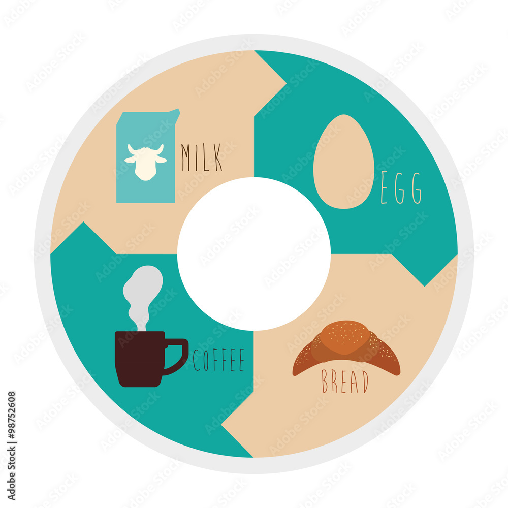 Fototapeta premium Healthy food design 