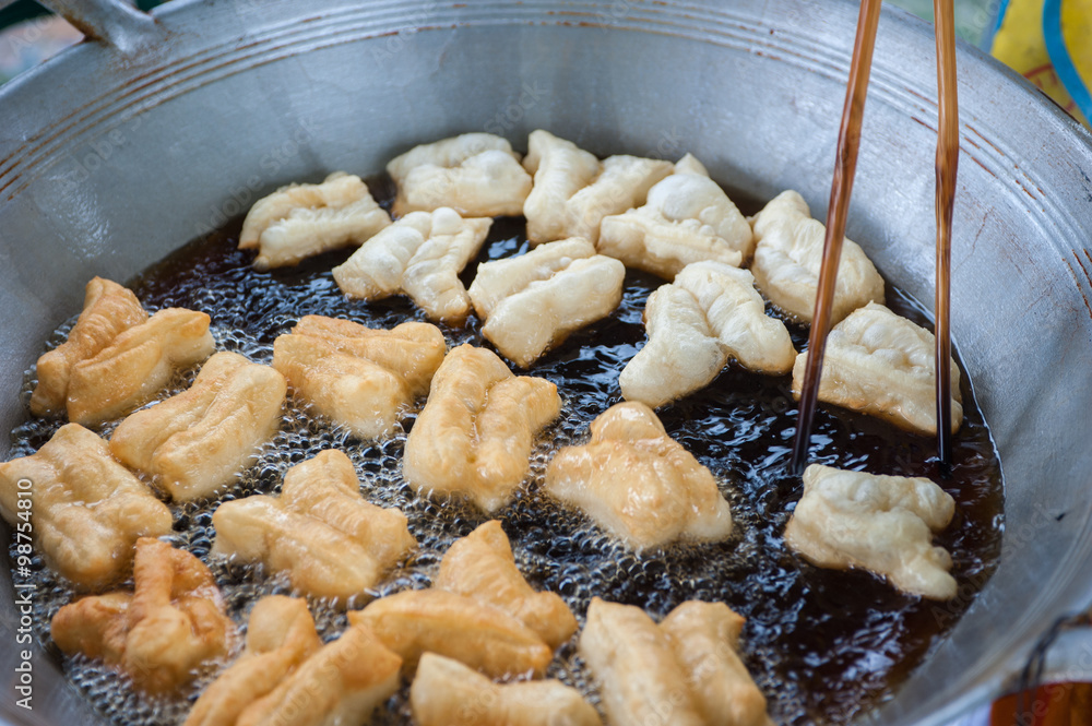 Deep-fried doughstick breakfast Deep-fried doughstick breakfast