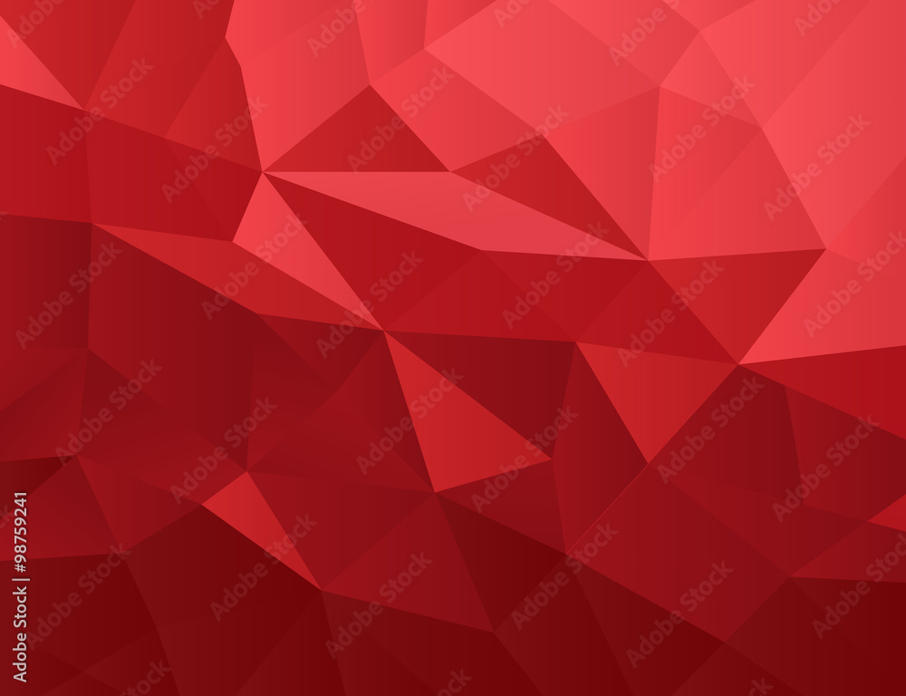 Red Polygonal Mosaic Background Red Polygonal Mosaic Background