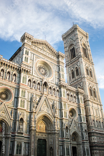 Beautiful view of Florence Santa Maria del Fiore Cathedral