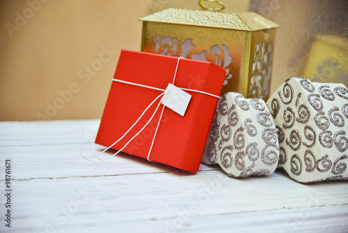 package box empty tag Holiday home heart wish best wishes