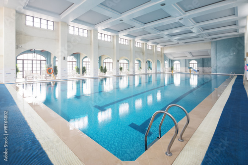 interior of modern swimming pool