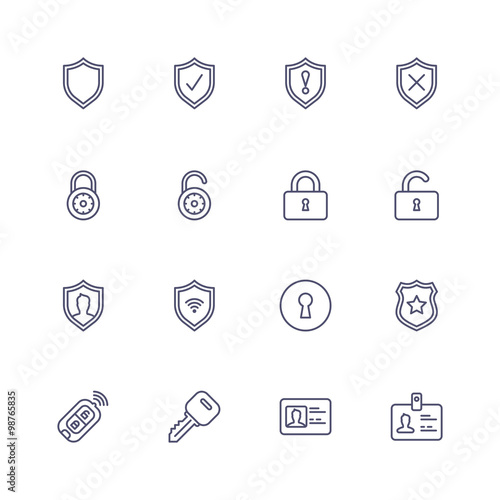 Security icons