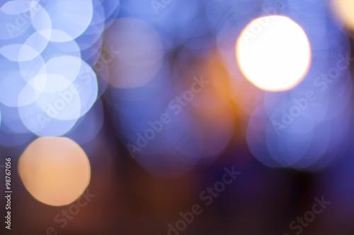 Night light bokeh background