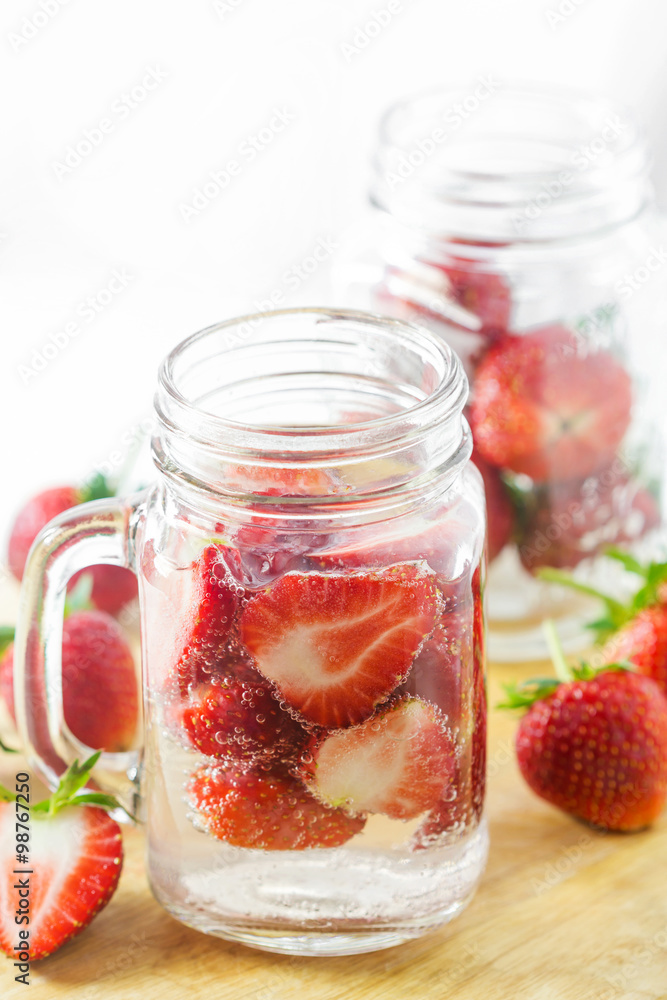 Strawberry Infused Water Strawberry Infused Water